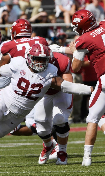 No. 1 Alabama's overshadowed defense pretty good, too